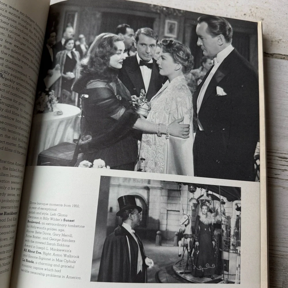 Vintage 'The Movie Book' Hardcover (1974) Film Buff Coffee Table Book